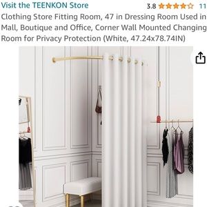 Easy set up dressing room for retail , dorm room etc. bought too many .